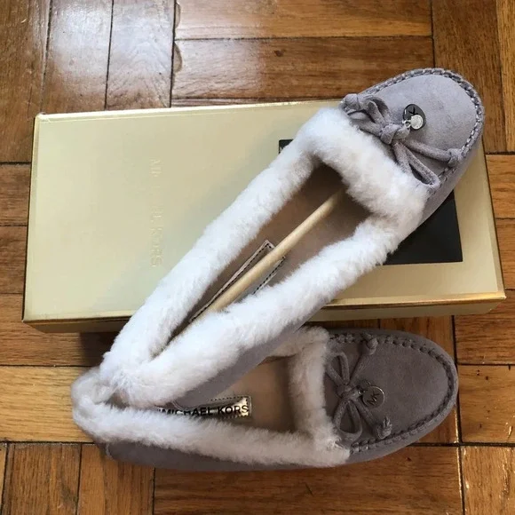 MICHAEL KORS SUEDE LEATHER MOCCASIN SHOES